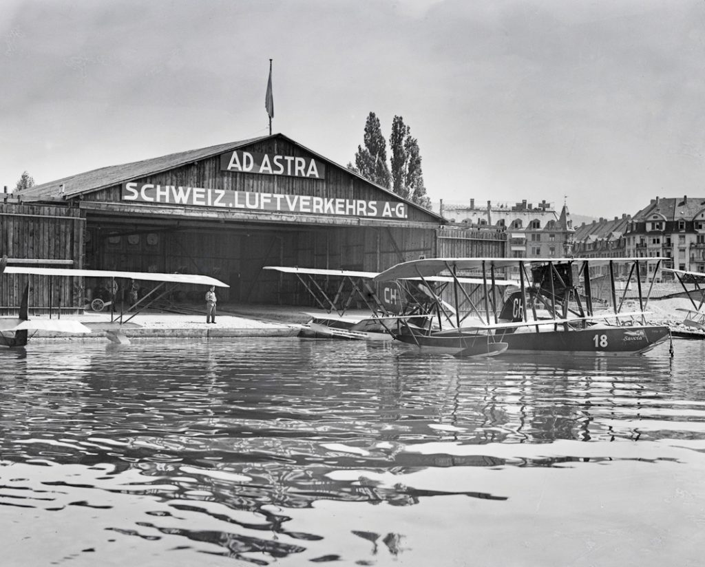 Der Flughafen Zürichhorn der Ad Astra Aero um 1920